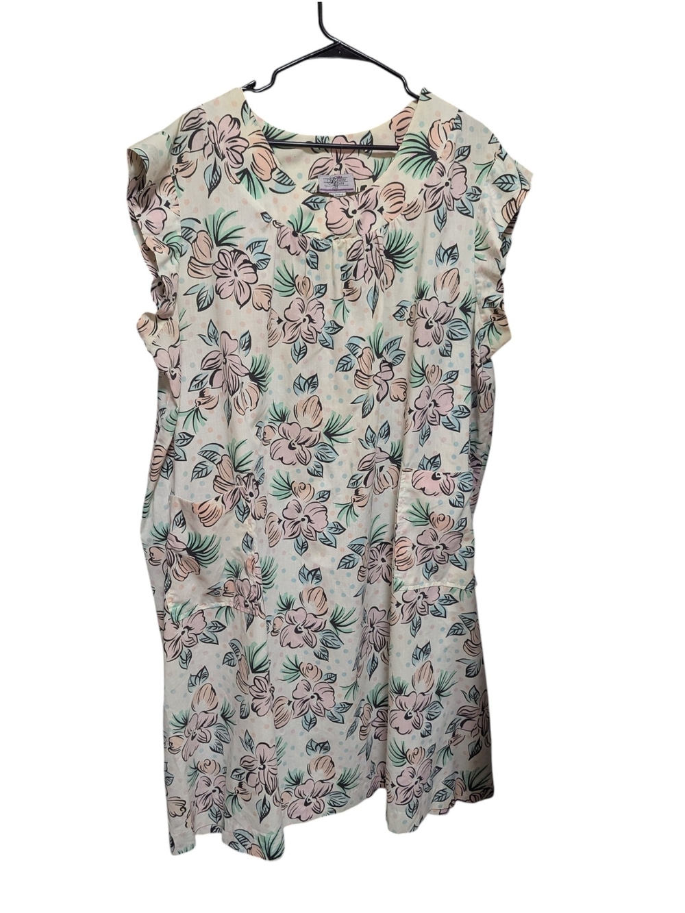 80s Oversized Smock Dress 2xl  80s or 90s